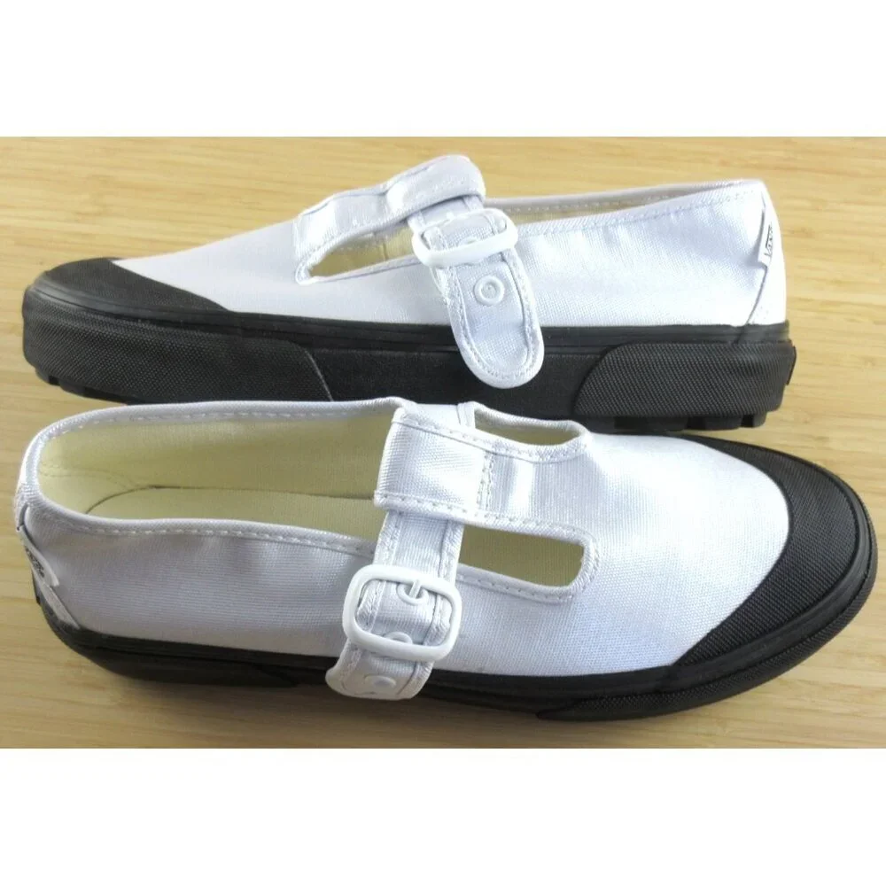 Vans Women's Style 93 Mary Jane Coated Canvas True White Shoes Size 7.5 NIB
